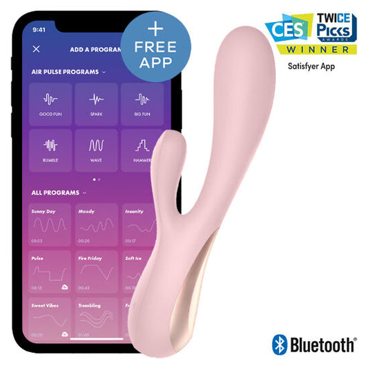 Satisfyer - Mono Flex Pink with App – Vibrator