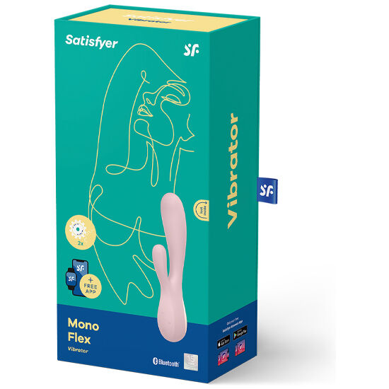 Satisfyer - Mono Flex Pink with App – Vibrator