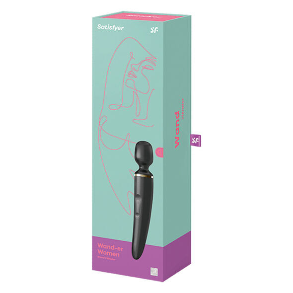 Satisfyer - Wander Woman Black – Wand Vibrator