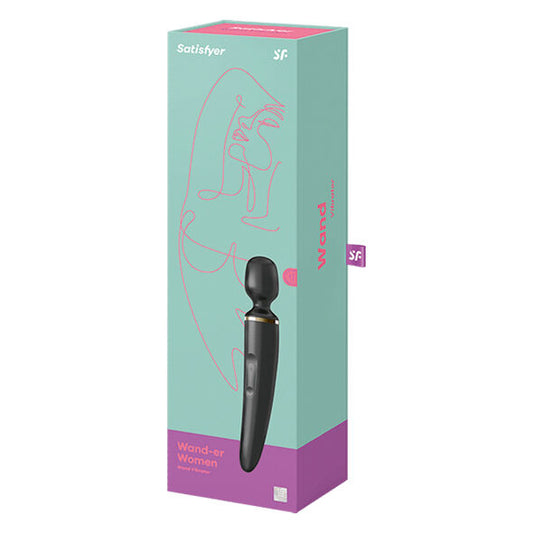 Satisfyer - Wander Woman Black – Wand Vibrator