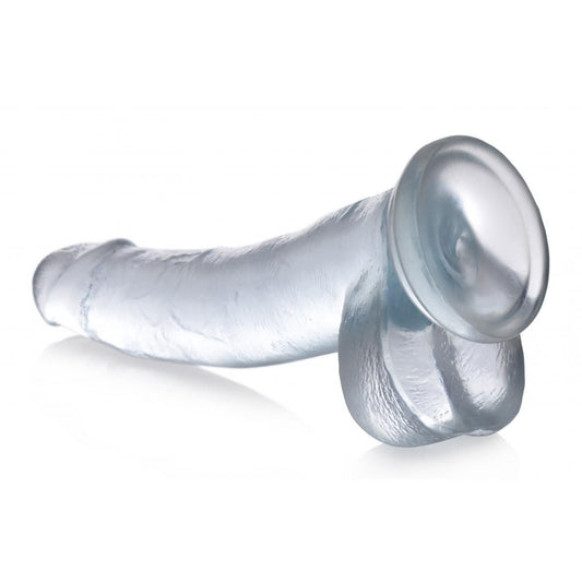Jock C-Thru Transparent Dildo - 23 cm - 15.2 cm