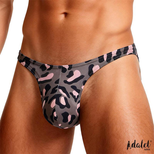 John Thong Low-Rise Grey Leopard | Adalet Man