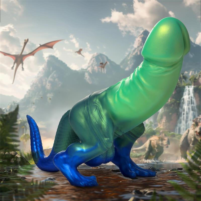 XR Brands Jurassic Cock Dinosaur Dildo 7.3 Inch (18.5 cm) | Creature Cocks