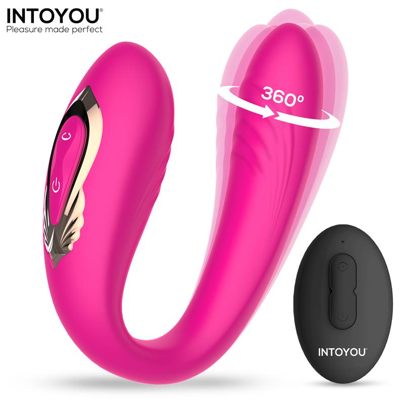 Lanty Couples Toy with 360° Oscillation and Remote | Intoyou
