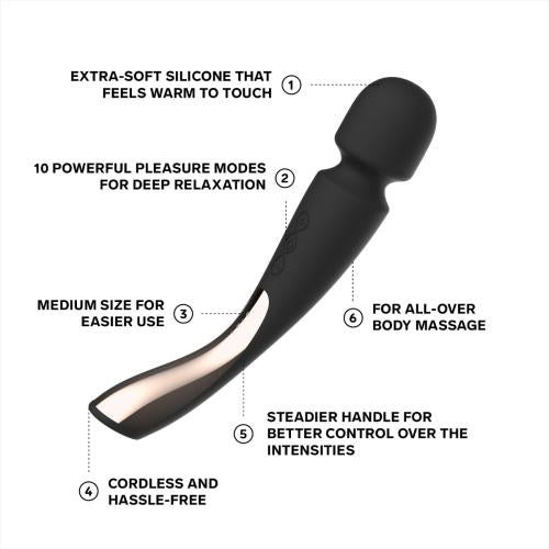 Smart Wand 2 Medium - Black | LELO — Black