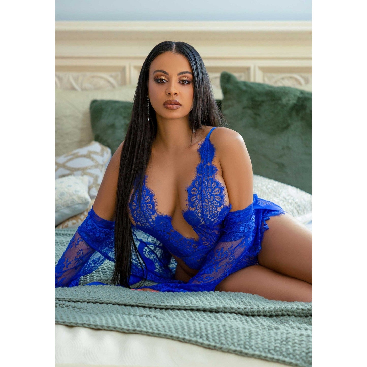 Bodysuit & Kimono Set – Luxury Lace | Leg Avenue