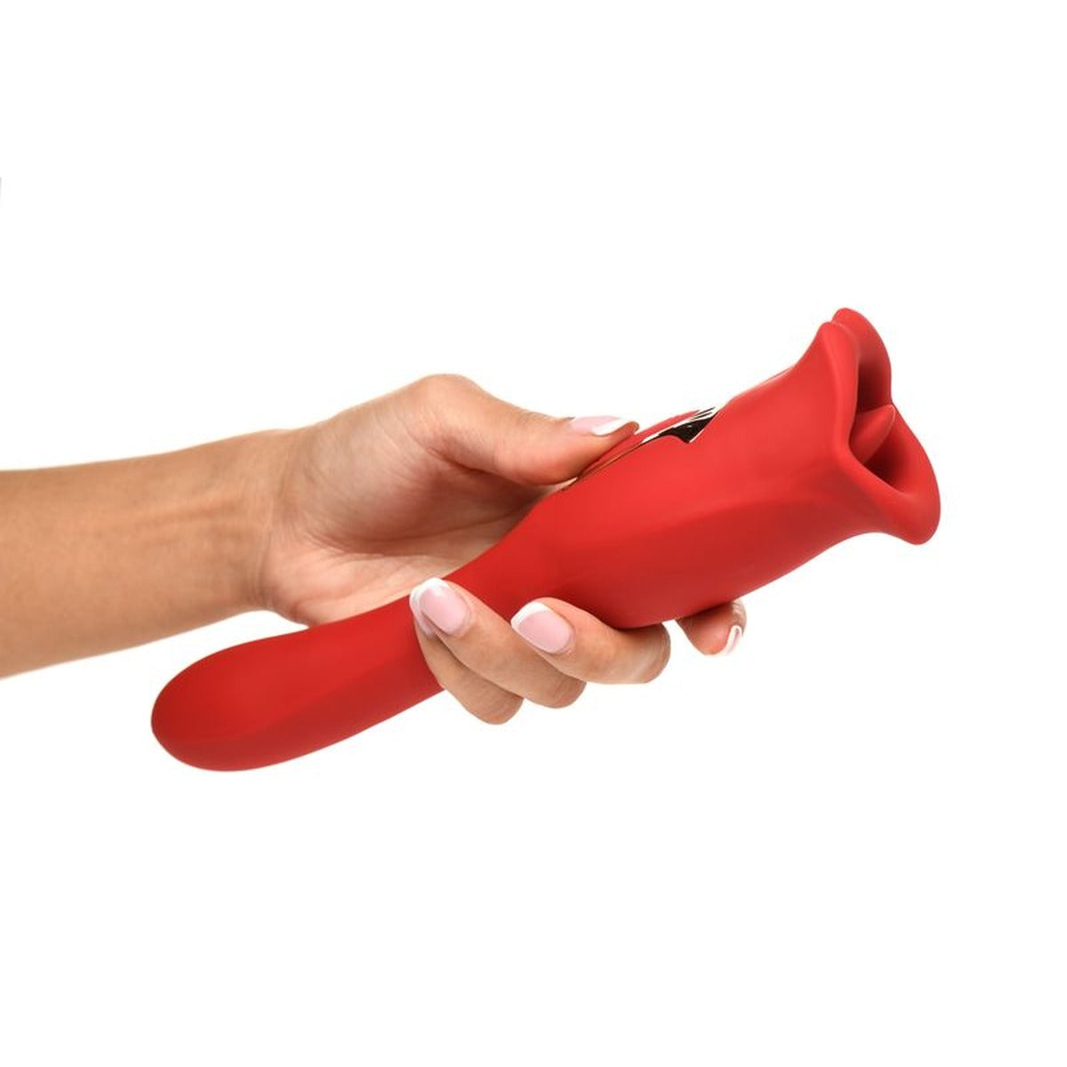 Lickgasm Kiss + Double-sided Kiss Vibrator - Red