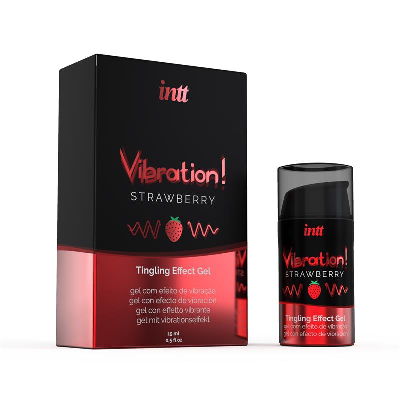 Vibration! Strawberry Tingling Gel | INTT