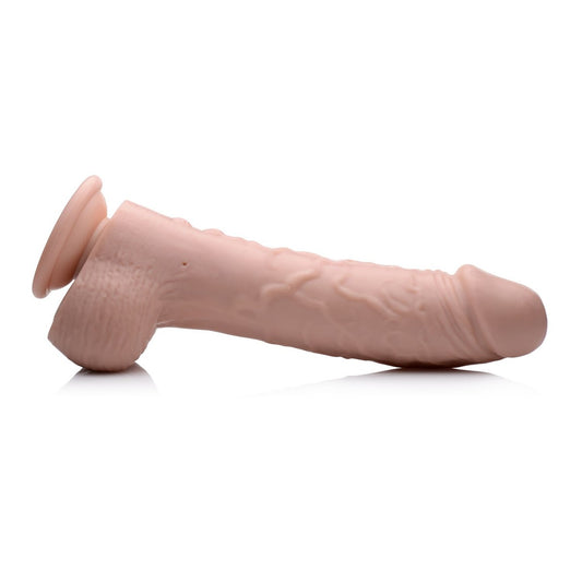 Loadz - Vibrating Squirting Dildo - 8.5 Inch & Light Tone