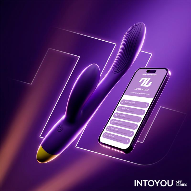 Lyra App-Controlled G-Spot Rabbit Vibrator Purple | Intoyou