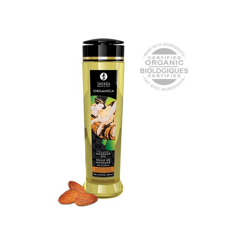 Organic Almond Massage Oil 240 Ml | Shunga