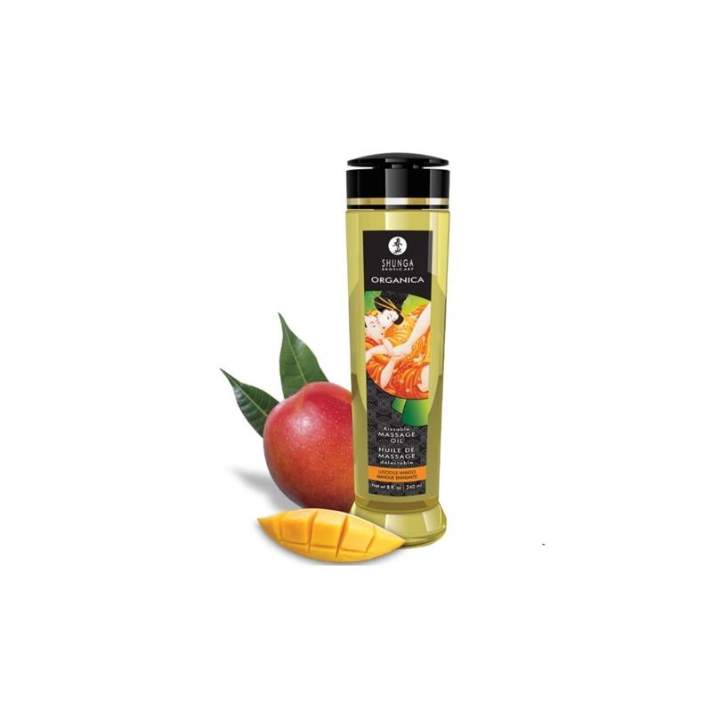Organic Massage Oil Mango 240 Ml | Shunga
