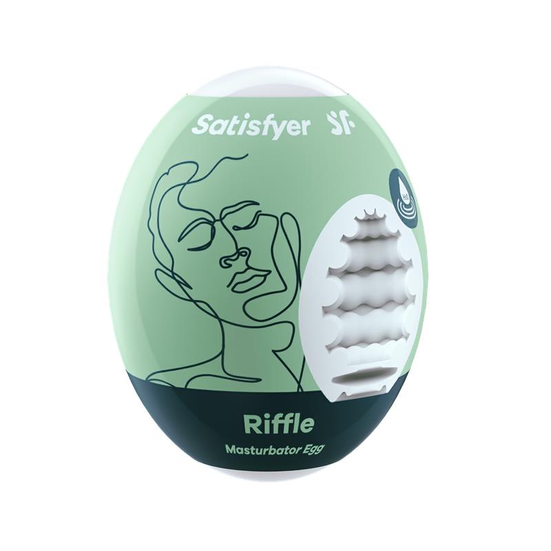 Masturbator Egg Single (Riffle) Light | Satisfyer
