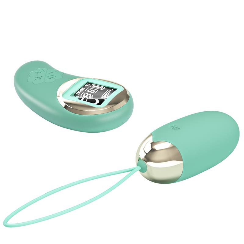 Green Remote Control Vibrating Egg Mine | Pretty Love