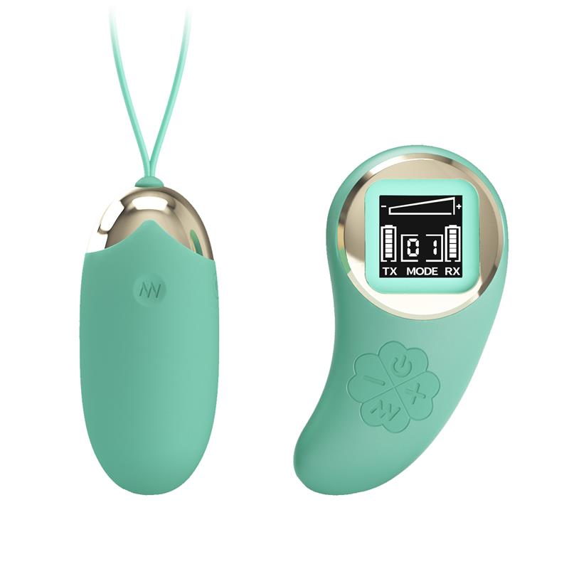 Green Remote Control Vibrating Egg Mine | Pretty Love