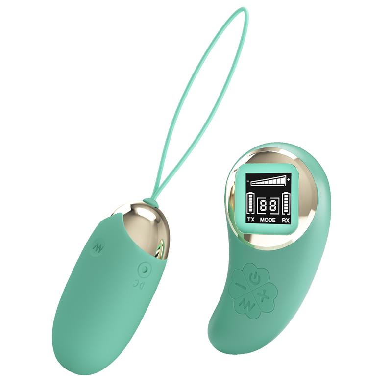 Green Remote Control Vibrating Egg Mine | Pretty Love