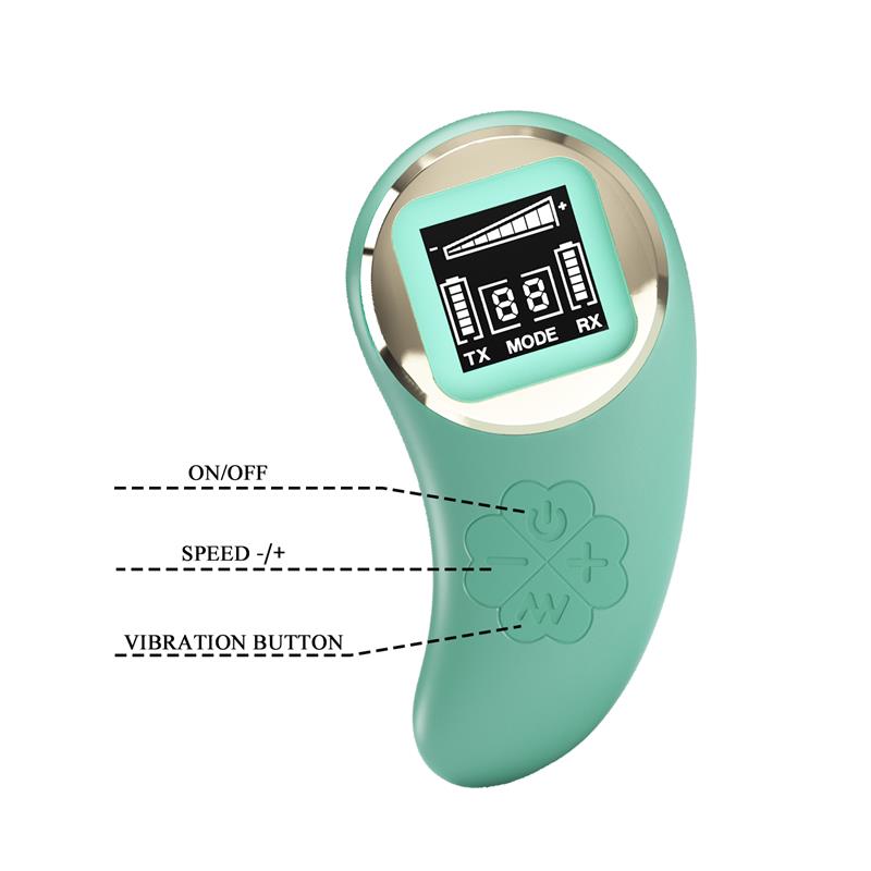 Green Remote Control Vibrating Egg Mine | Pretty Love