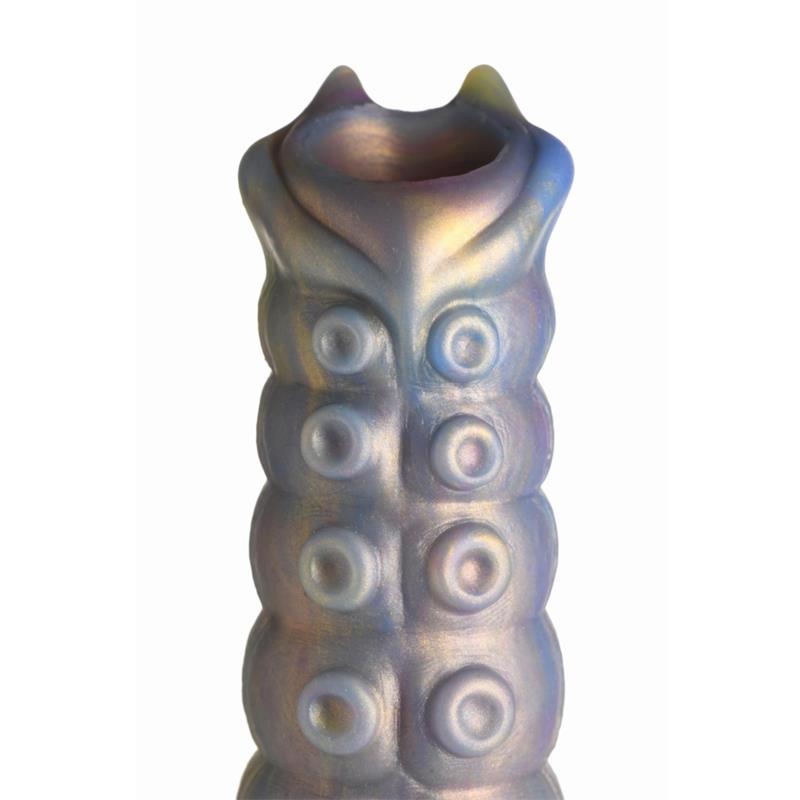 Deep Invader Tentacle Ovipositor Silicone Dildo with Eggs | Creature Cocks