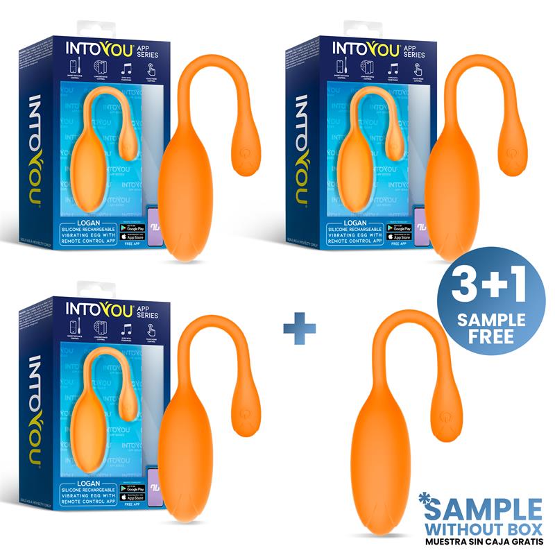 INTOYOU - Logan Vibrating Egg 3+1 Pack with App