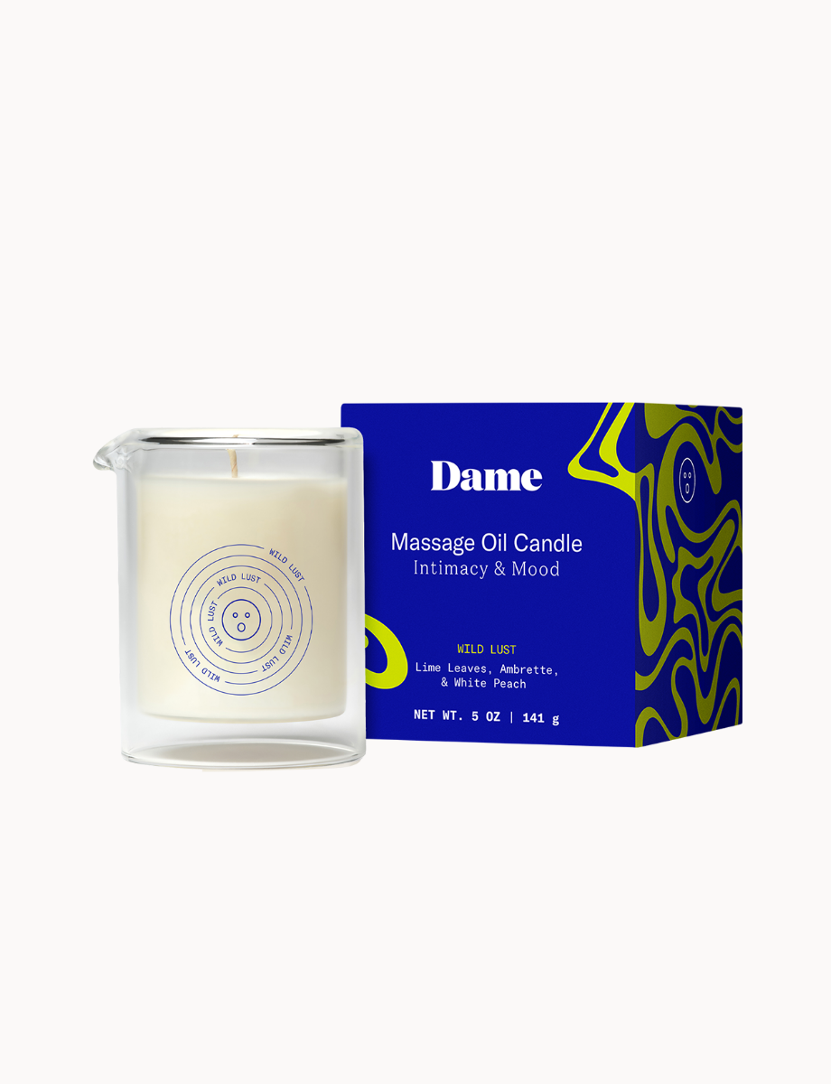 Products – Massage Oil Candle – Wild Lust Lime | Dame