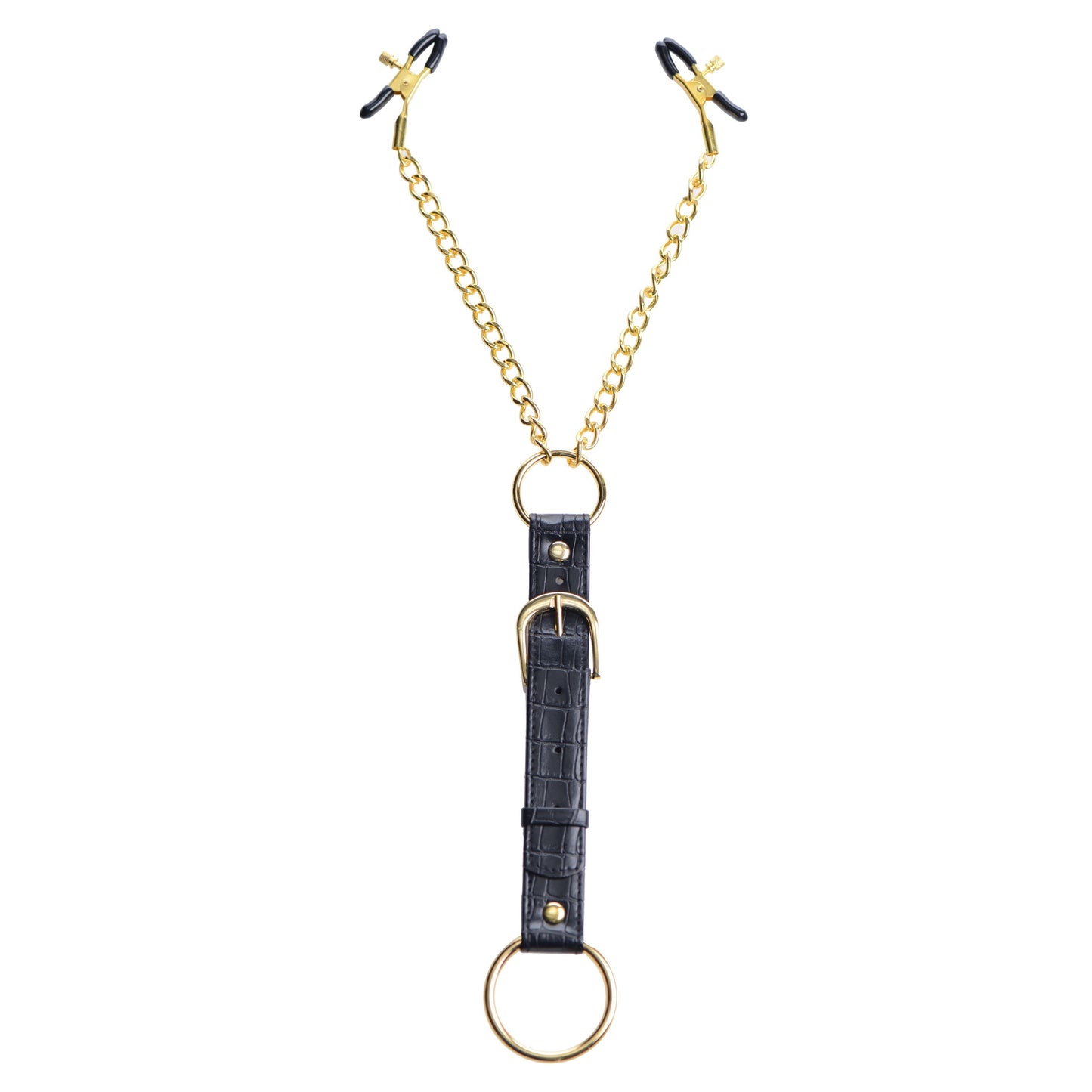 Penitentiary Nipple Clamps and Cock Ring Set | Master Series