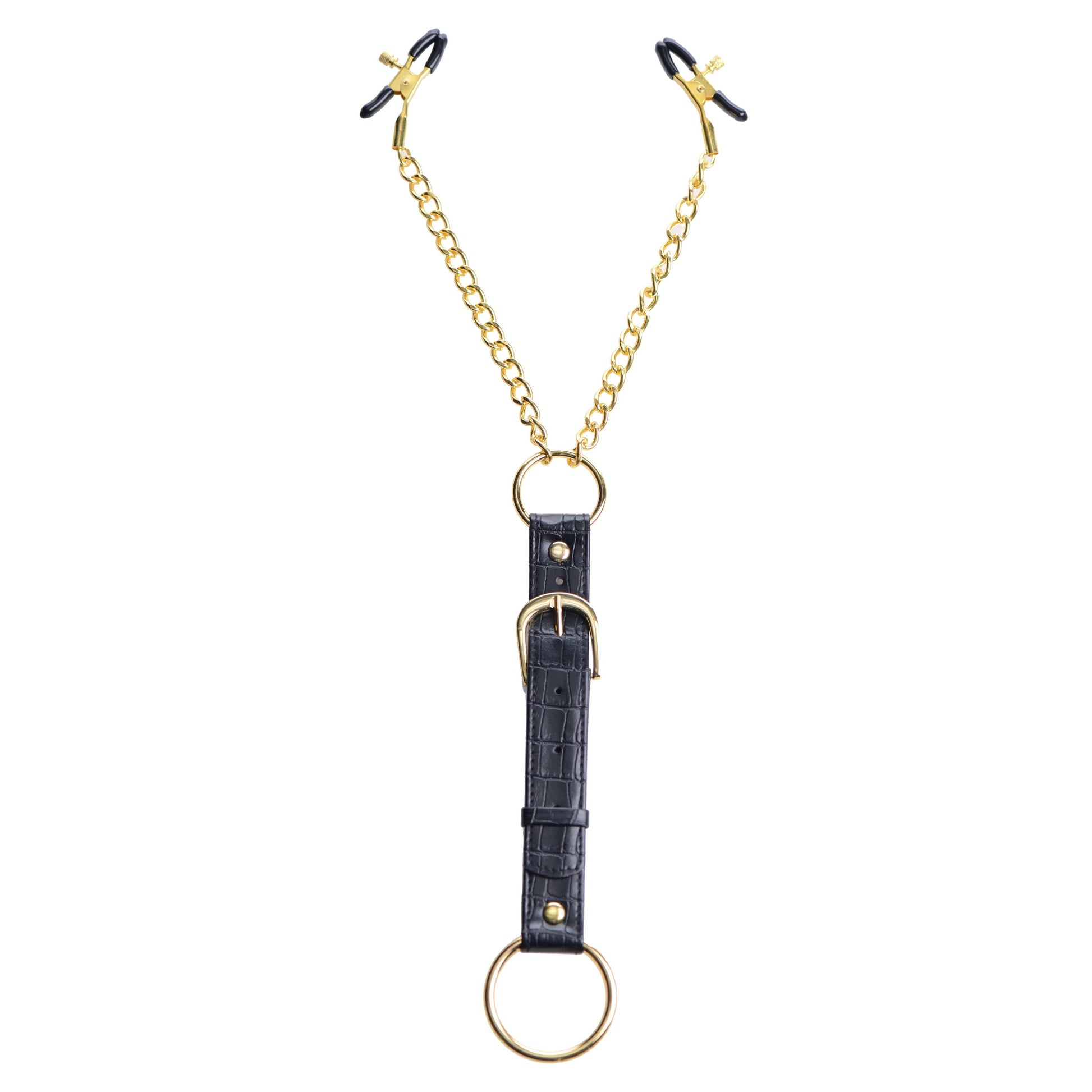 Penitentiary Nipple Clamps and Cock Ring Set | Master Series