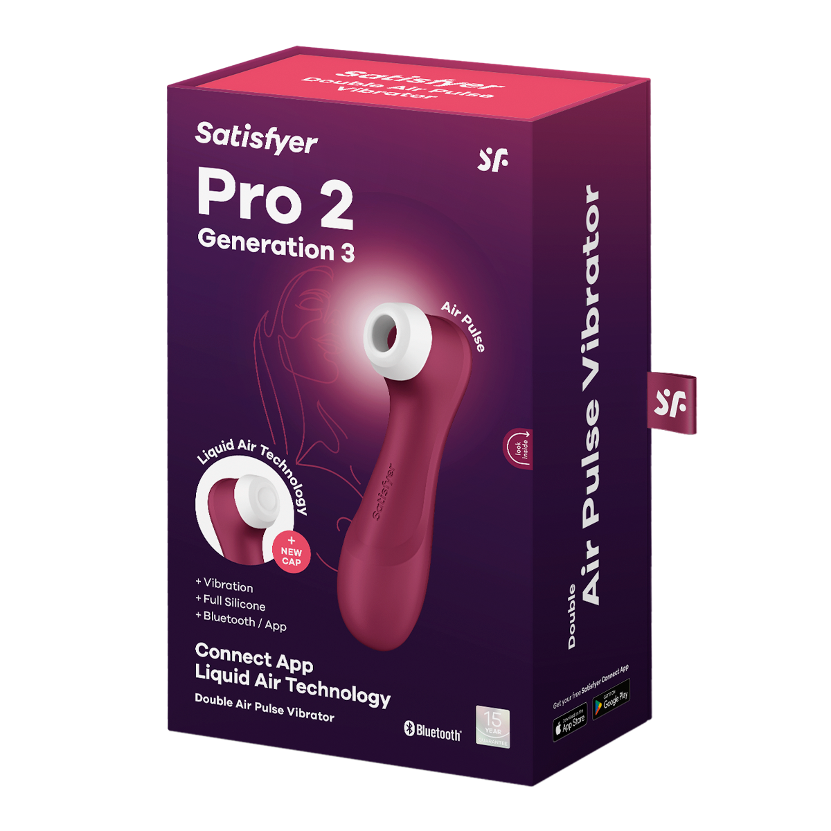 Satisfyer Pro 2 Generation 3 - Wine Red