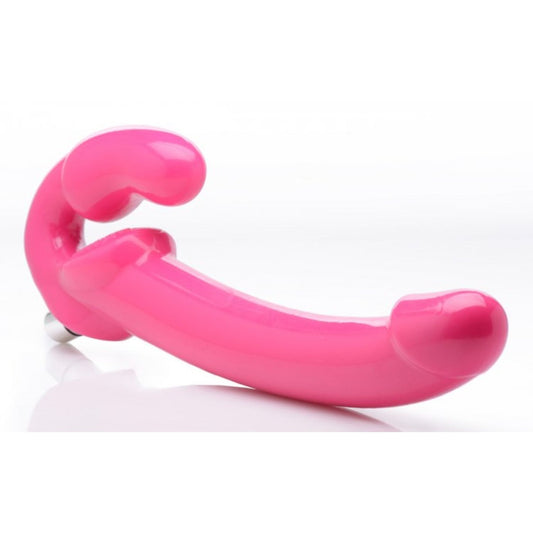 Revolver Vibrating Strapless Strap-On XXL - Pink - 12.7 cm