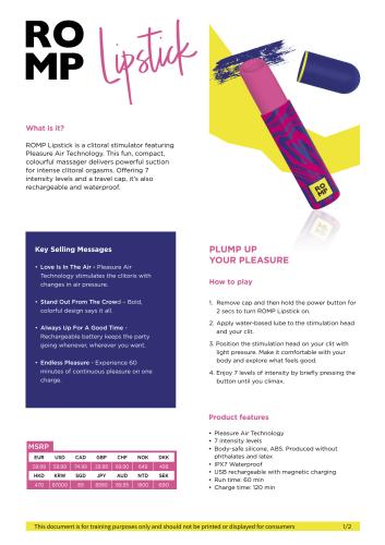 by Womanizer - Lipstick - Neon Pink | ROMP — Pink