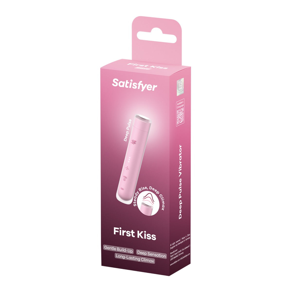 First Kiss Wave Clitoral Stimulator Garnet | Satisfyer