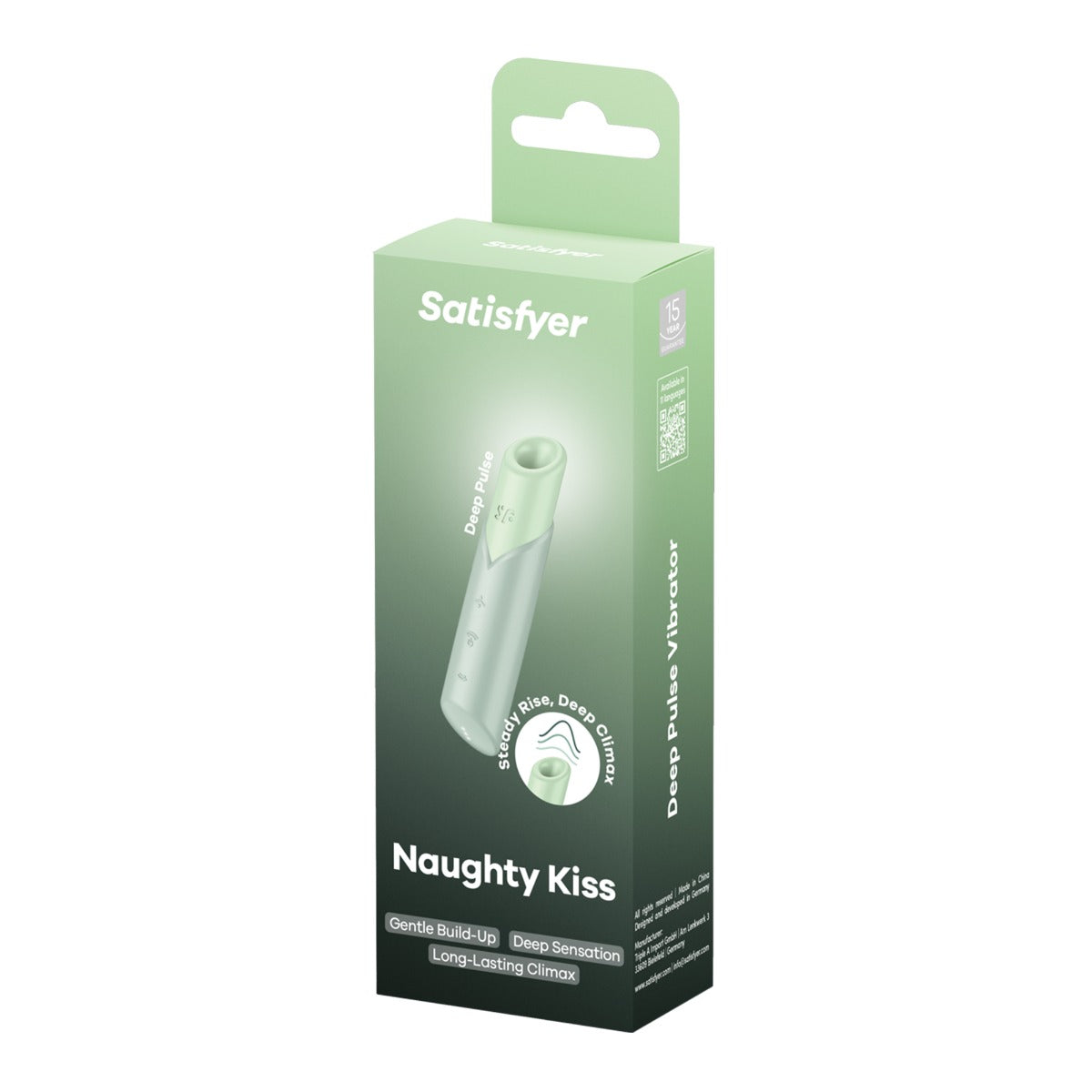 Naughty Kiss Wave Clitoral Stimulator Aquamarine | Satisfyer