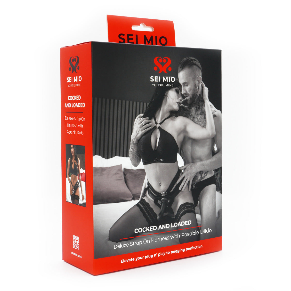 Cocked and Loaded- Advanced Strap-On Harness and 6.5” Dildo | Sei Mio
