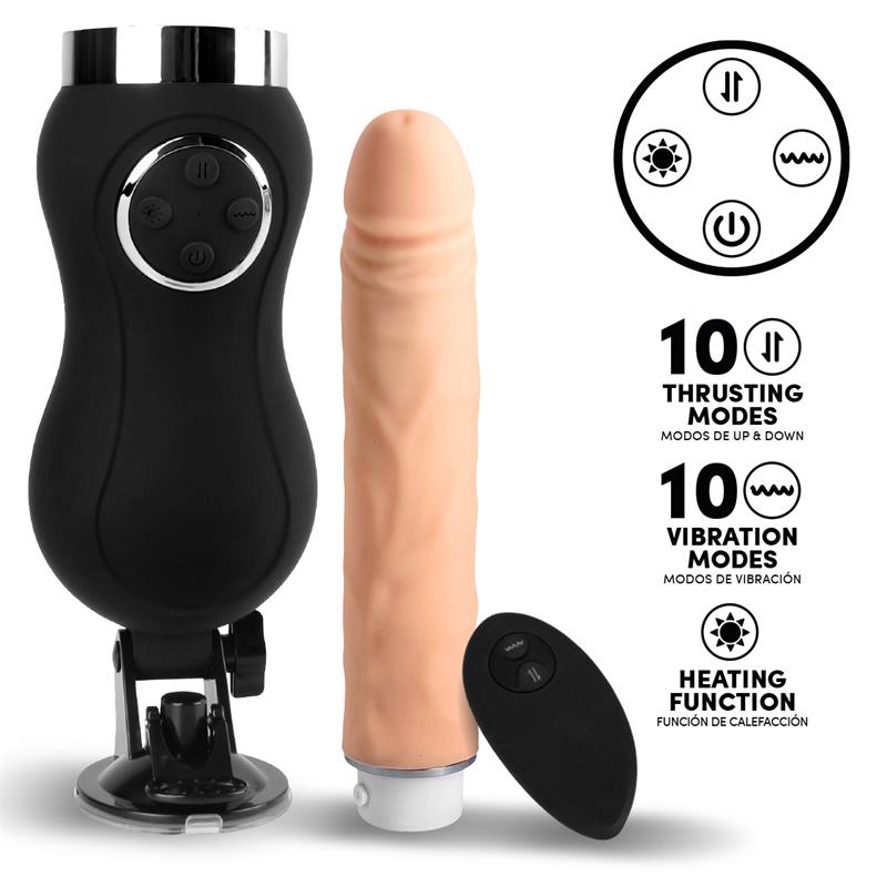 Thrusting Sex Machine with Heat and Remote | Intoyou