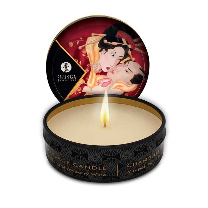 Massage Candle Sparkling Strawberry/Romance 30 ml | Shunga