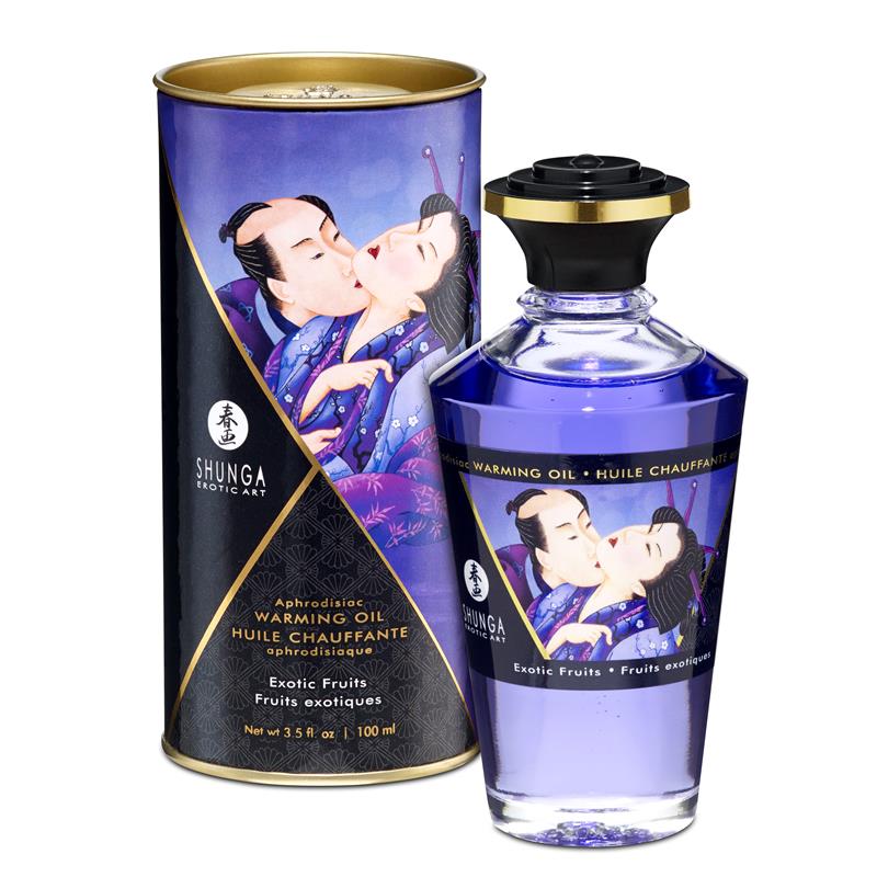 Aphrodisiac Warming Oil Exotic Fruits 100 ml | Shunga