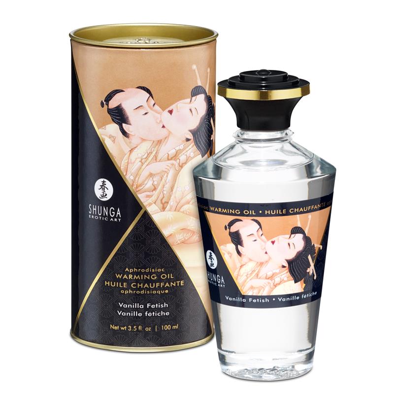 Aphrodisiac Warming Massage Oil Vanilla Fetish 100 ml | Shunga