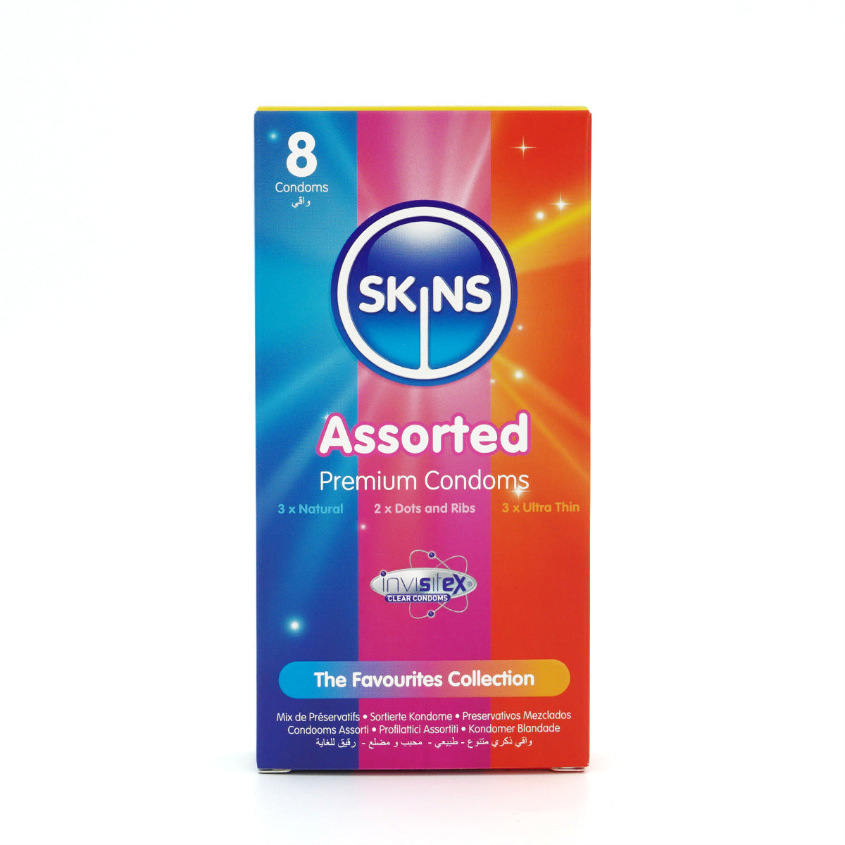 Condoms Assorted 8 Pack | Skins