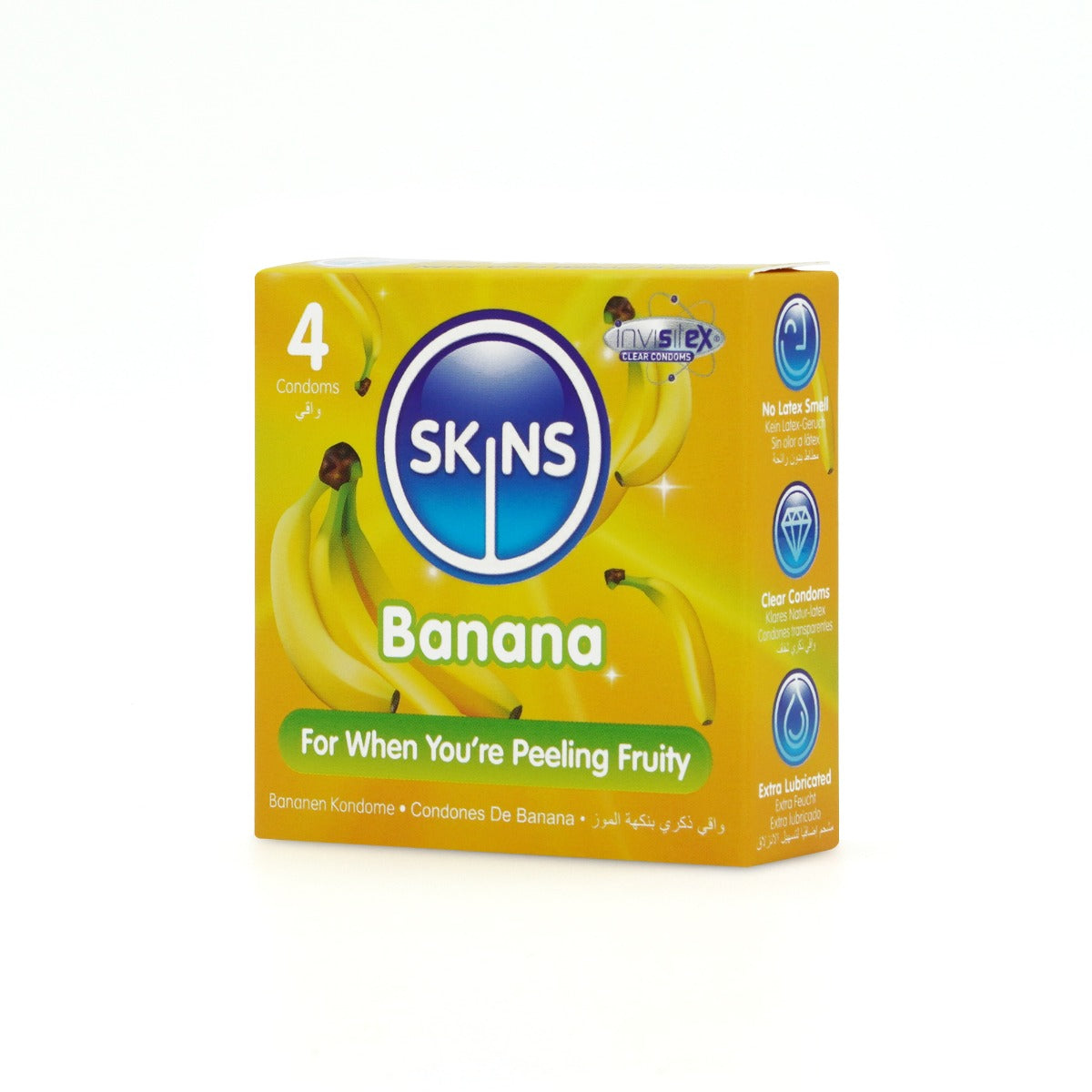 Condoms Banana 4 Pack | Skins