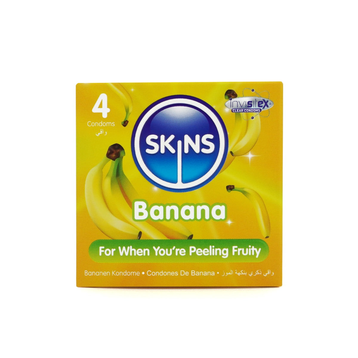 Condoms Banana 4 Pack | Skins