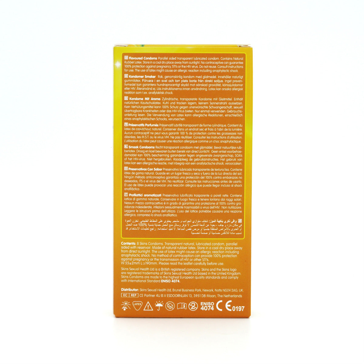 Condoms Banana 8 Pack | Skins