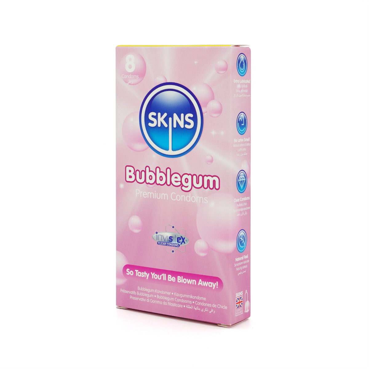 Condoms Bubblegum 8 Pack | Skins