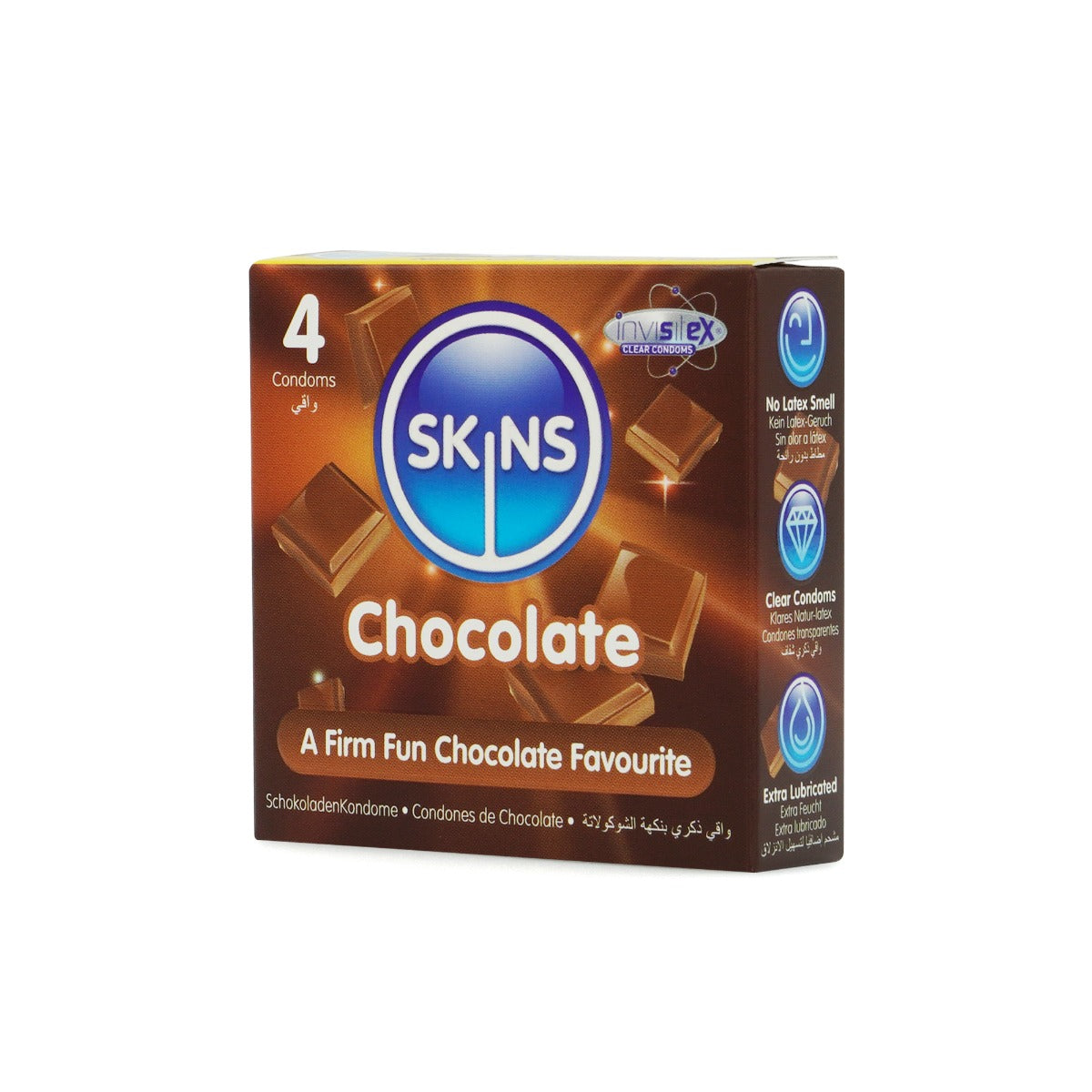 Condoms Chocolate 4 Pack | Skins