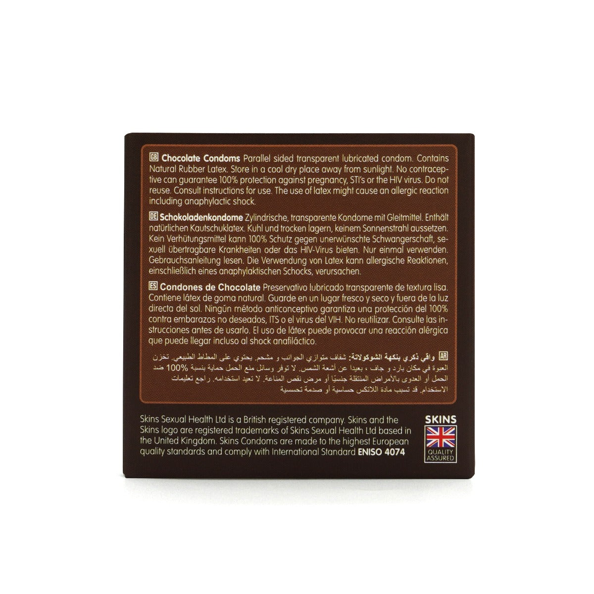 Condoms Chocolate 4 Pack | Skins