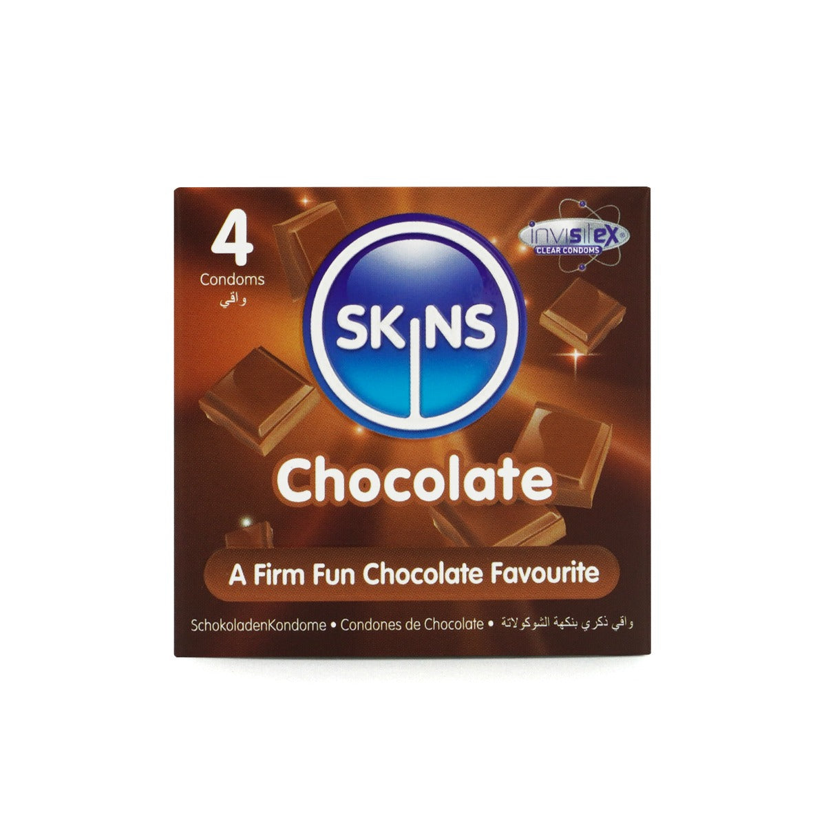 Condoms Chocolate 4 Pack | Skins
