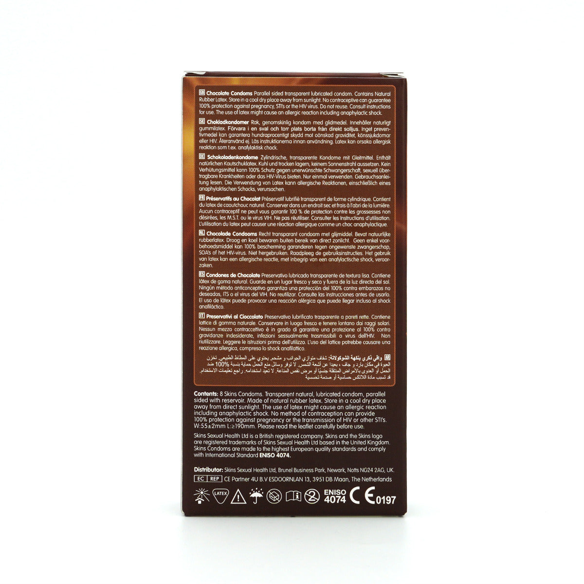 Condoms Chocolate 8 Pack | Skins