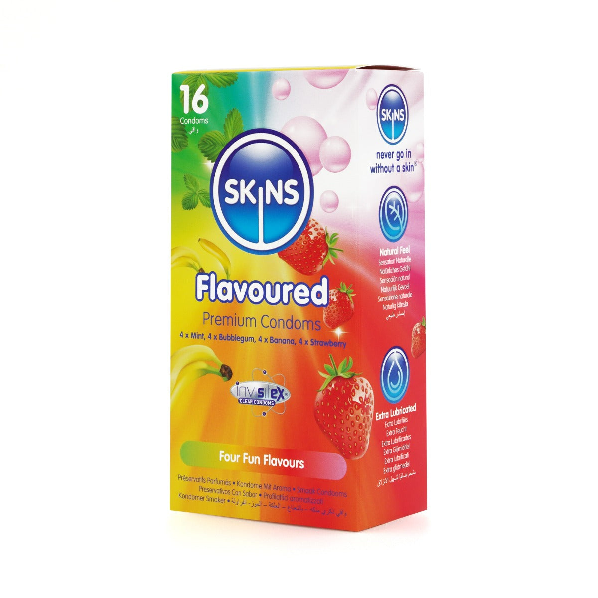 Condoms Flavours 16 Pack | Skins