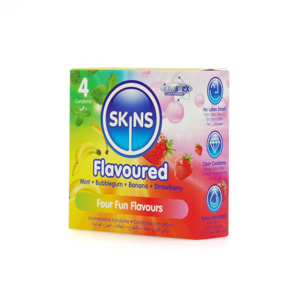 Condoms Flavours 4 Pack | Skins
