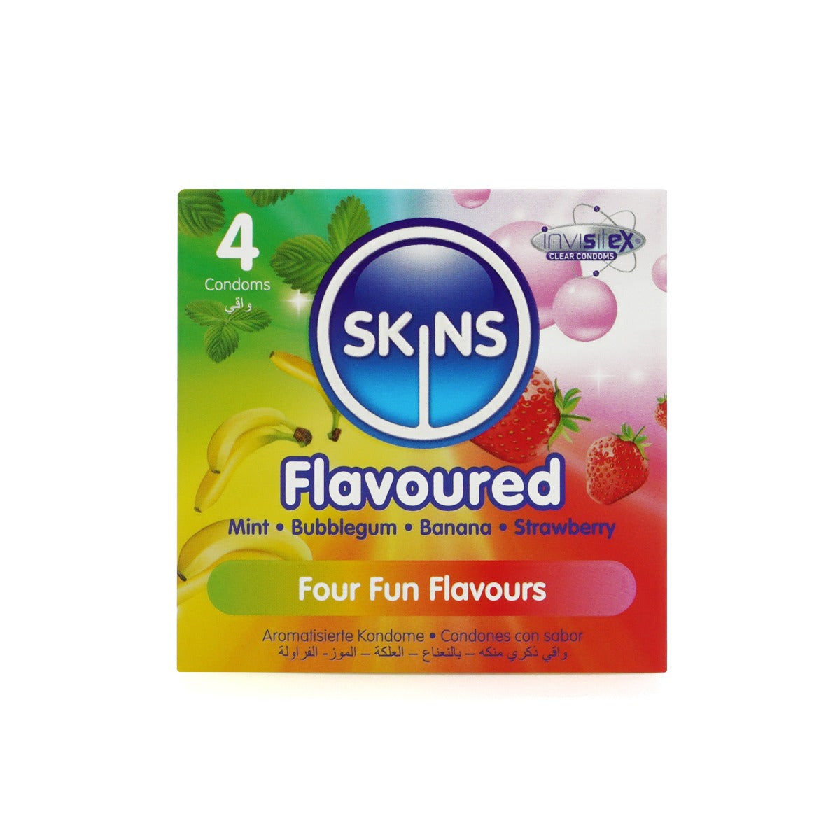 Condoms Flavours 4 Pack | Skins