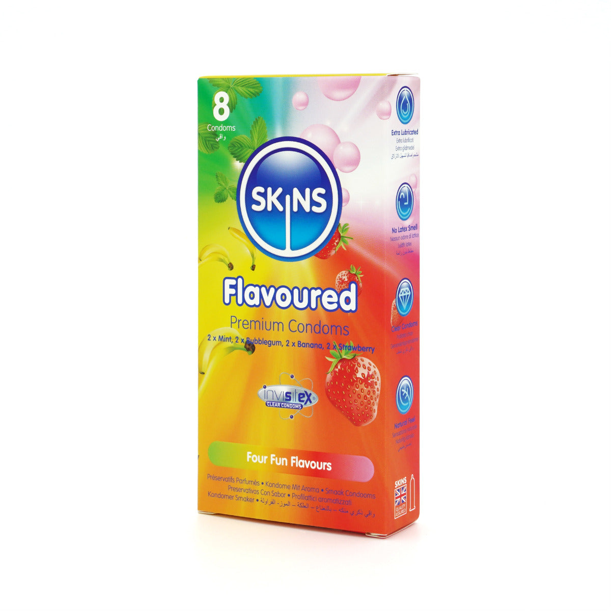 Condoms Flavours 8 Pack | Skins