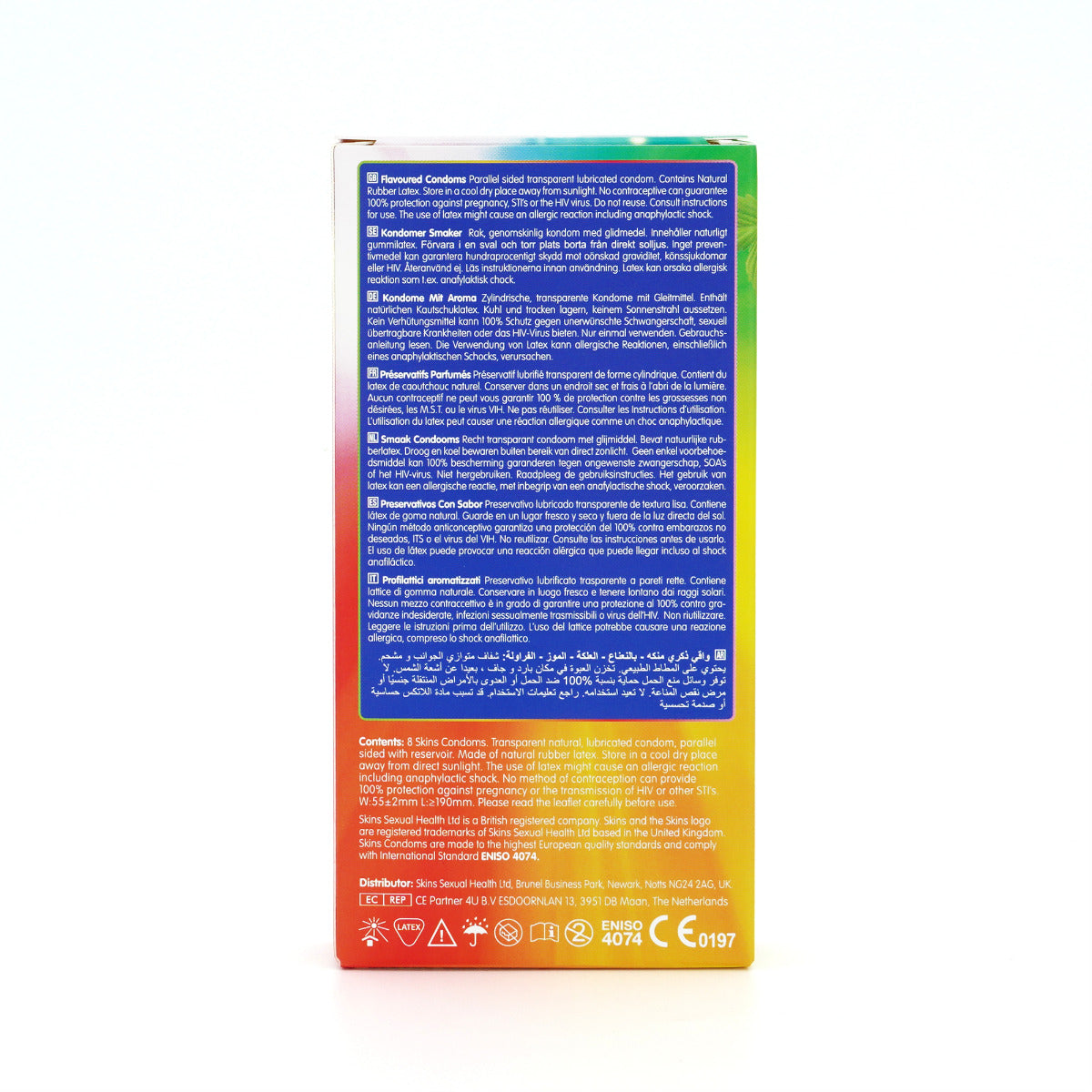 Condoms Flavours 8 Pack | Skins